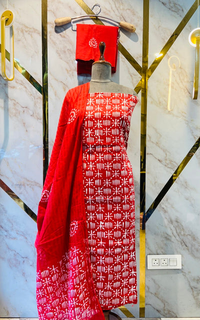 Premium vatik print cotton suits