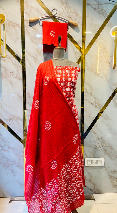 Premium vatik print cotton suits