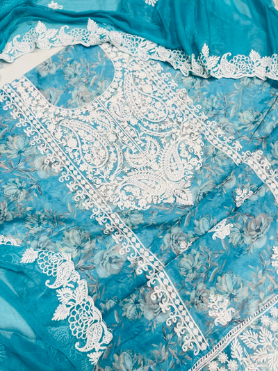 premium Organza  Suit