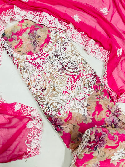 premium Organza  Suit