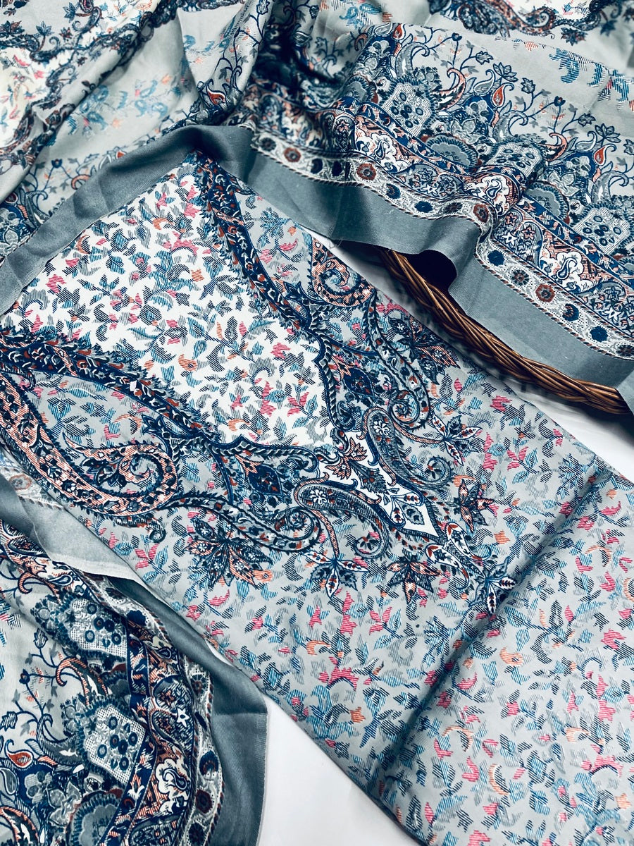 Premium pashmina Digital Print Winter 🥶 Suit