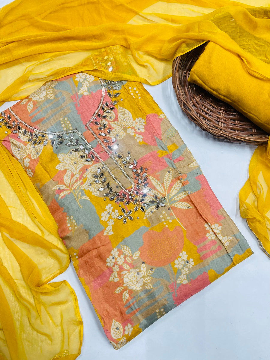 Kashmiri boutique style suit