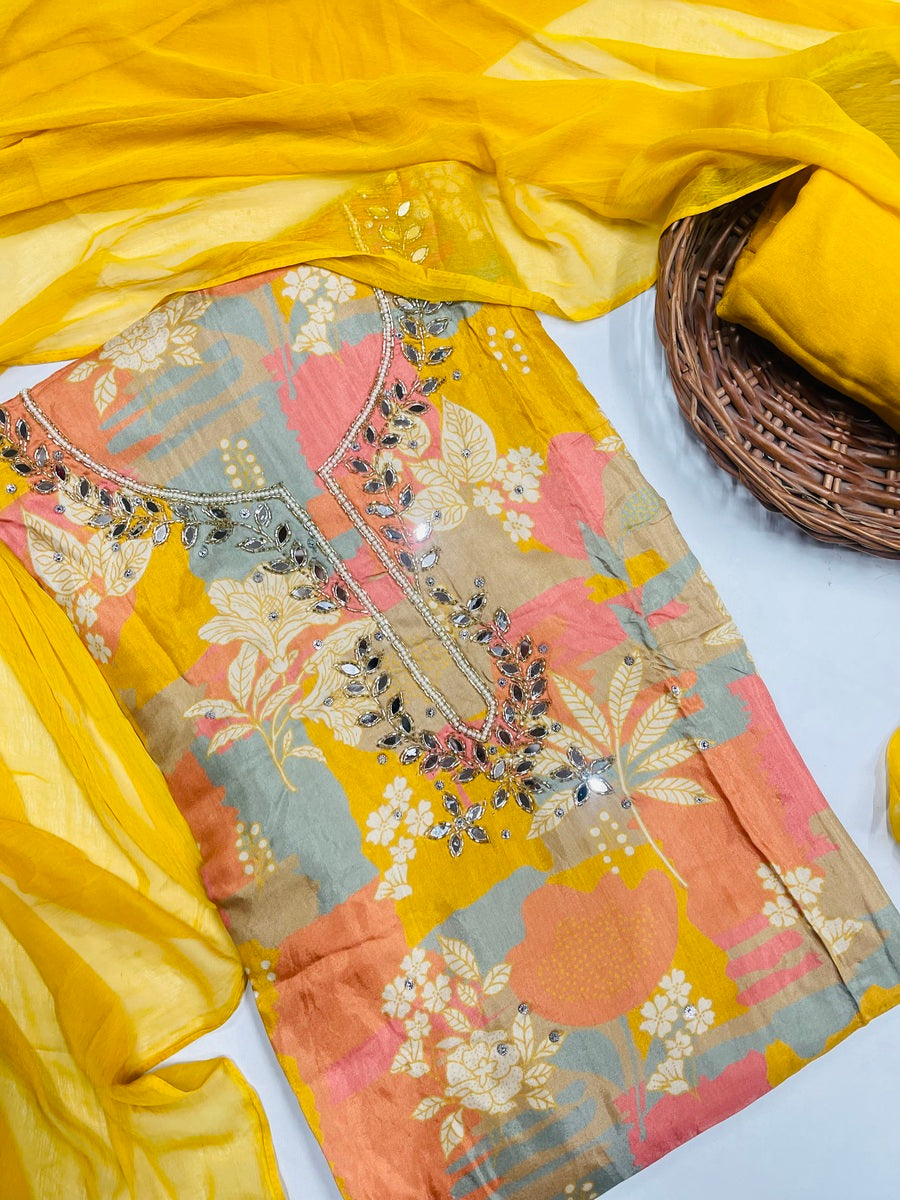 Kashmiri boutique style suit