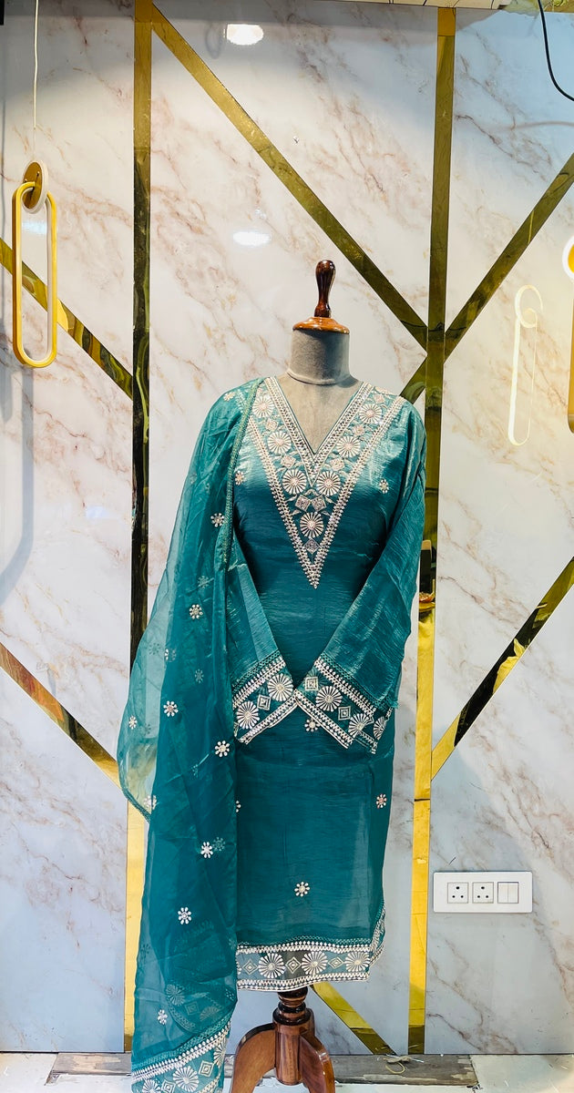 Party Wear Fendi  Silk Suit