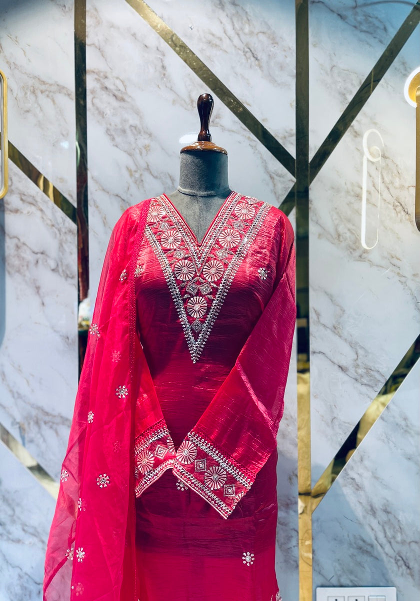 Party Wear Fendi  Silk Suit