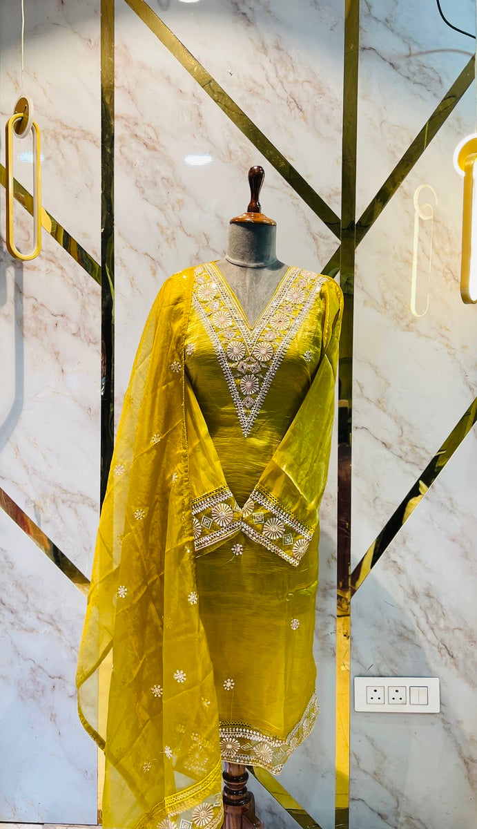 Party Wear Fendi  Silk Suit