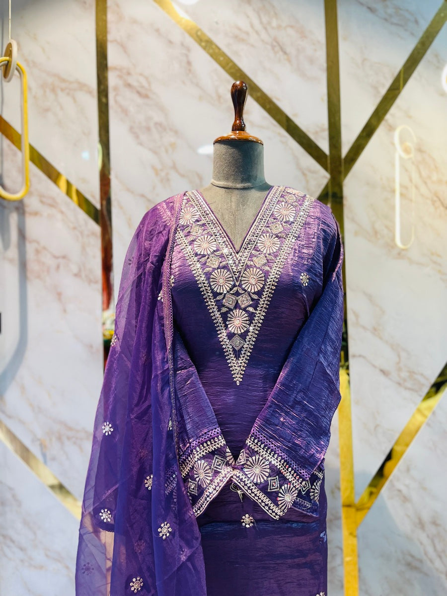 Party Wear Fendi  Silk Suit