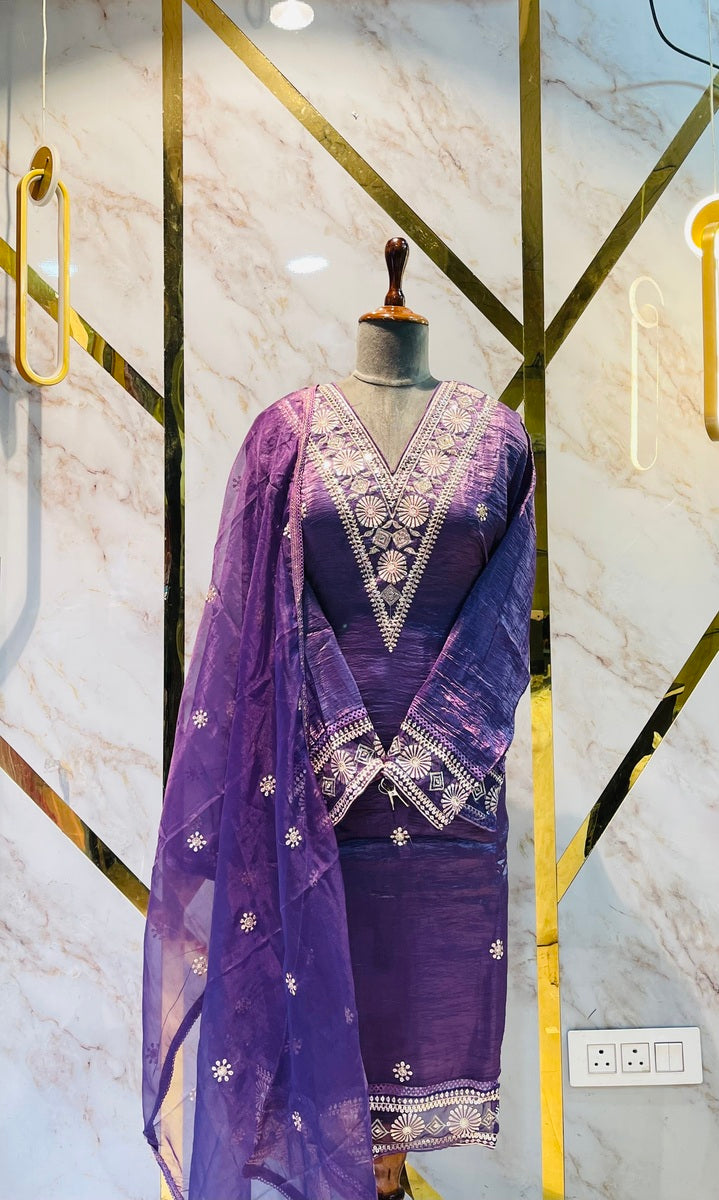 Party Wear Fendi  Silk Suit