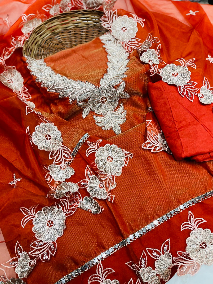 Party Wear Fendi  Silk Suit