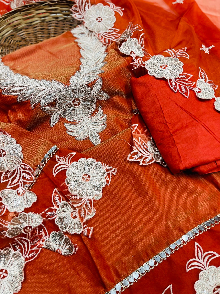 Party Wear Fendi  Silk Suit