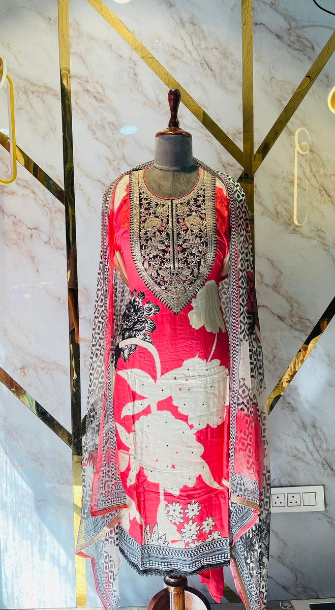 premium maslin party 🎉  Suit