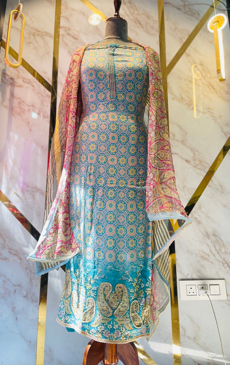 premium Organza  Suit