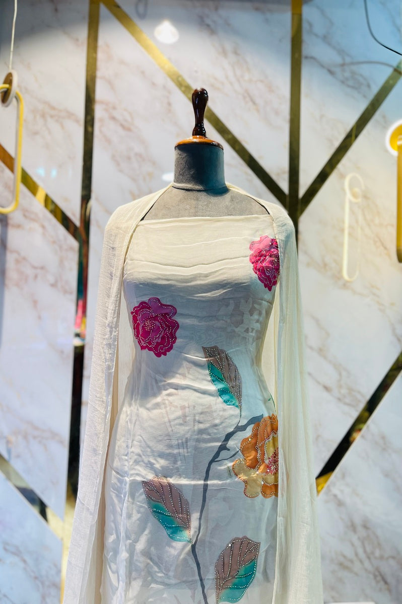 premium Organza  Suit