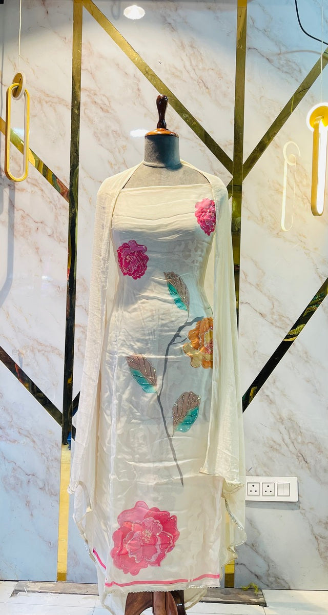 premium Organza  Suit