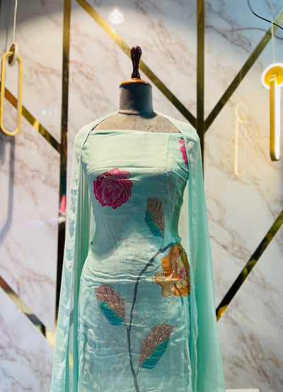 premium Organza  Suit