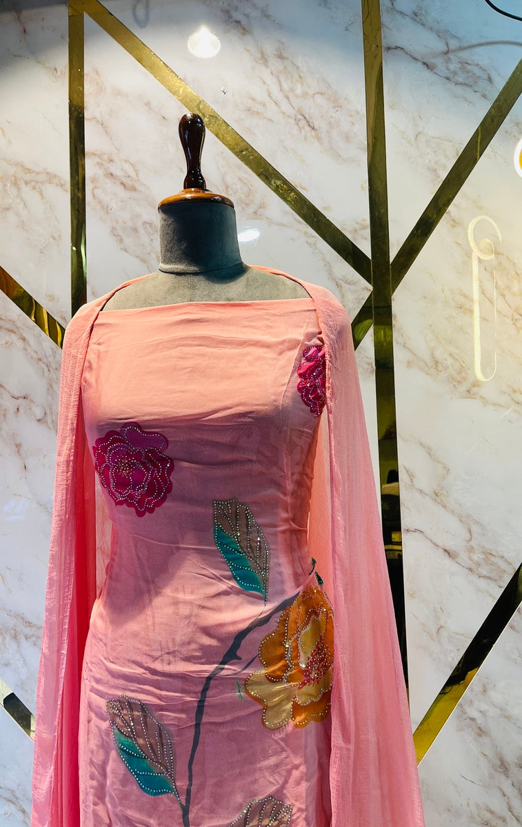 premium Organza  Suit