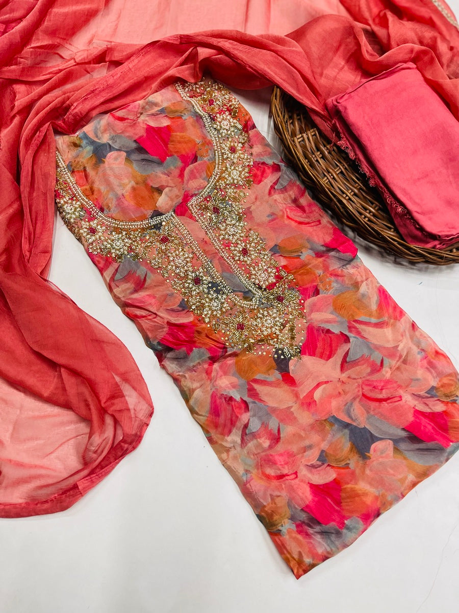 premium Glass party 🎉 Silk  Suit