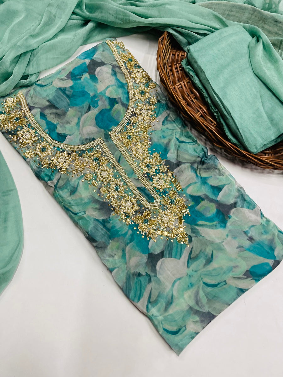 premium Glass  party 🎉 Silk  Suit