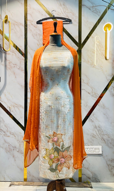 premium Glass  party 🎉  Silk Suit