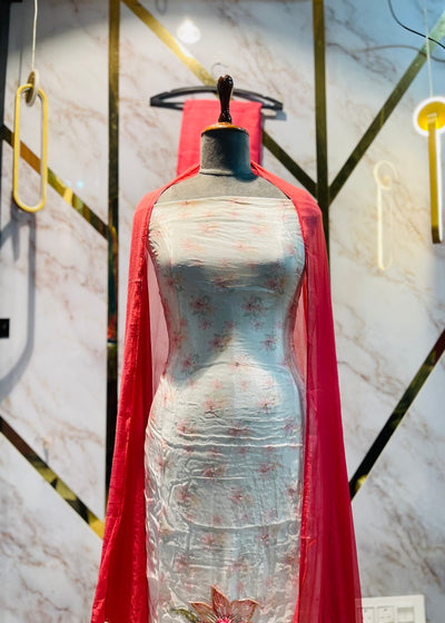 premium Glass  party 🎉  Silk Suit