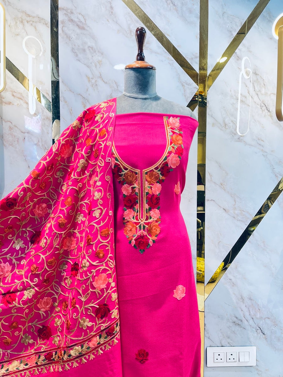 Kashmiri 🥶 winter pure suit (💯%handmade)