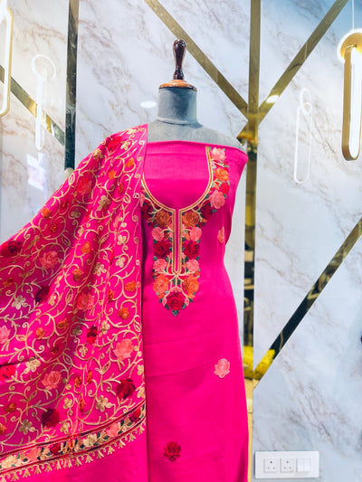 Kashmiri 🥶 winter pure suit (💯%handmade)