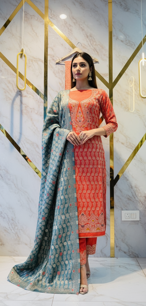 Kashmiri Woollen party 🎉 suit 🥶