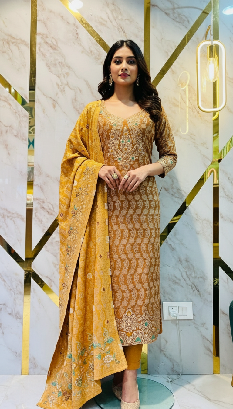 Kashmiri Woollen party 🎉 suit 🥶