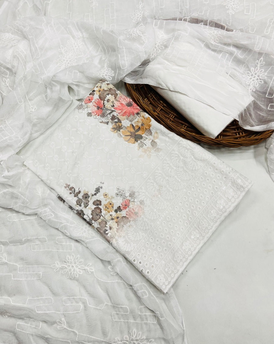 Premium Lakhnavi Karachi  Suit❤️