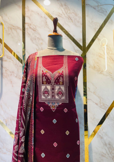 Banarasi  Woollen party 🎉 suit 🥶