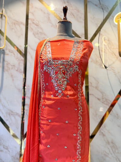 Premium jaipuri Crape silk Party Wear Suit ️ – Aur Dikhao.