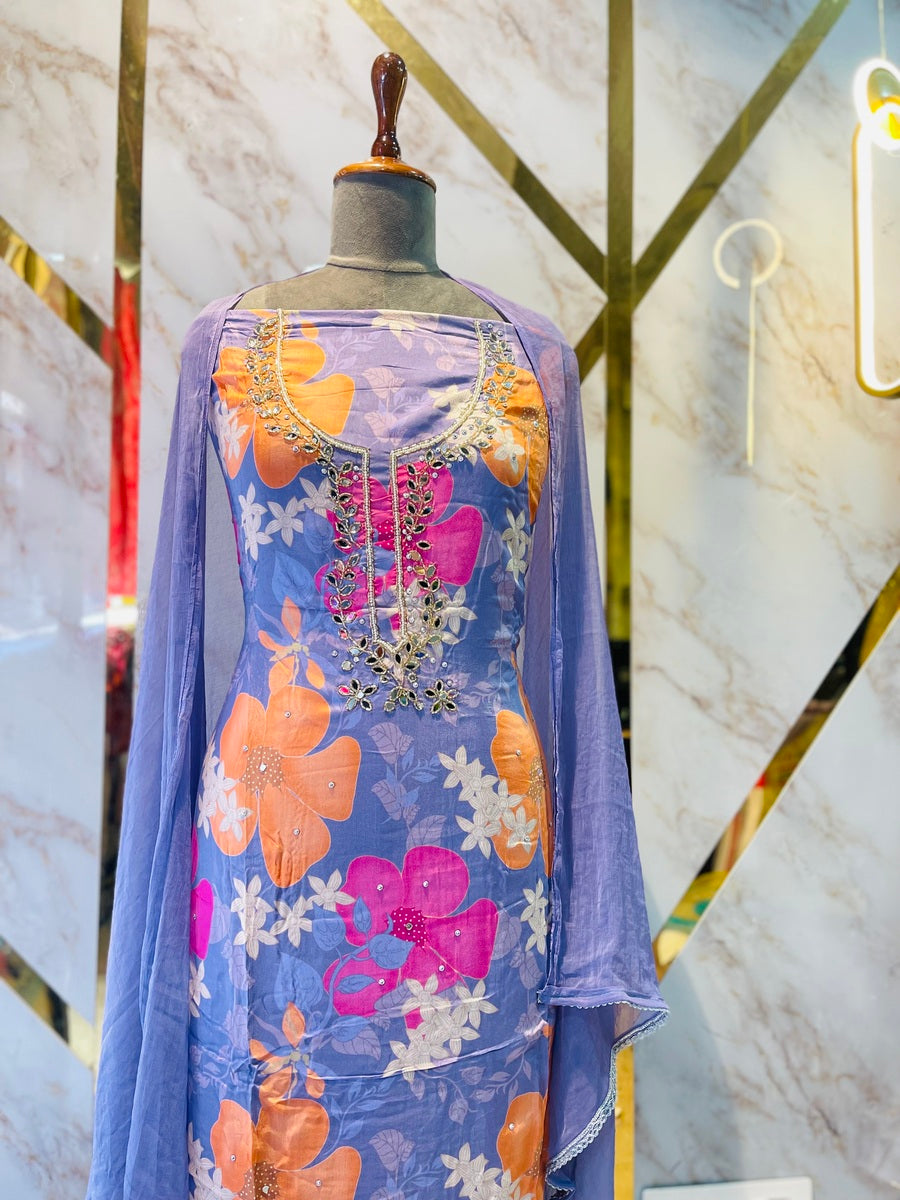 premium maslin party 🎉  Suit