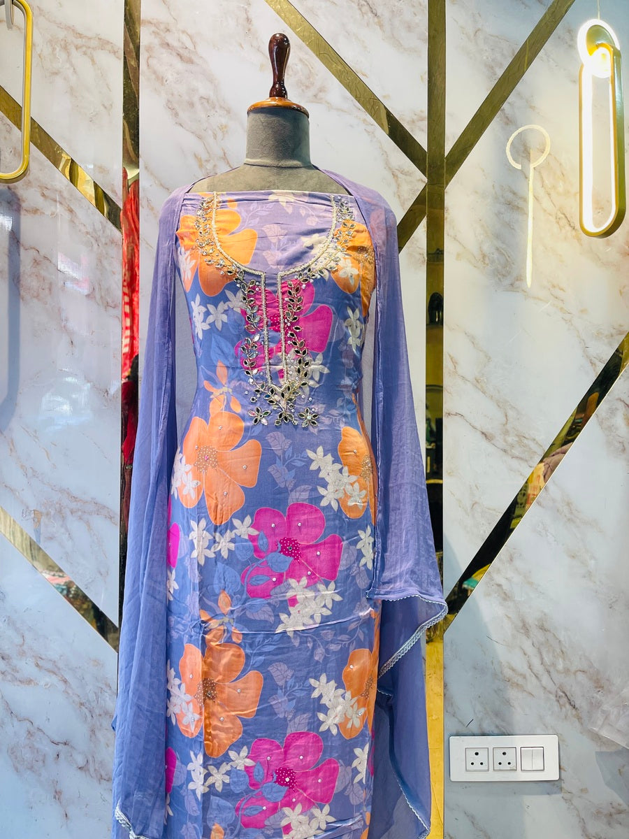 premium maslin party 🎉  Suit