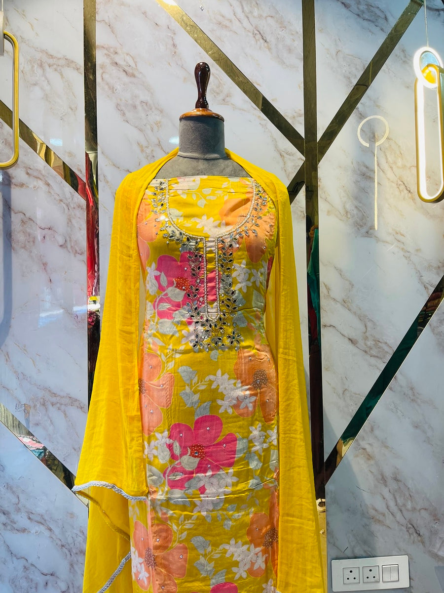 premium maslin party 🎉  Suit