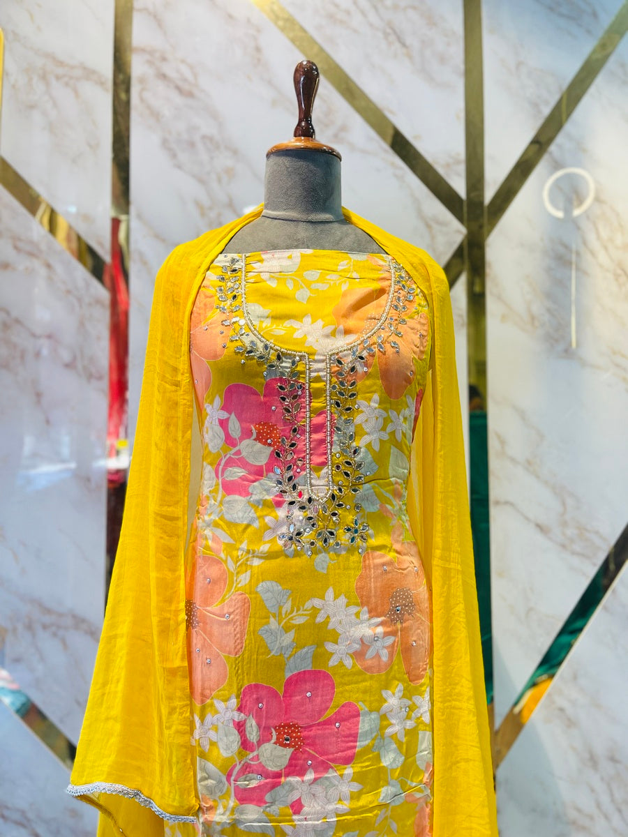 premium maslin party 🎉  Suit