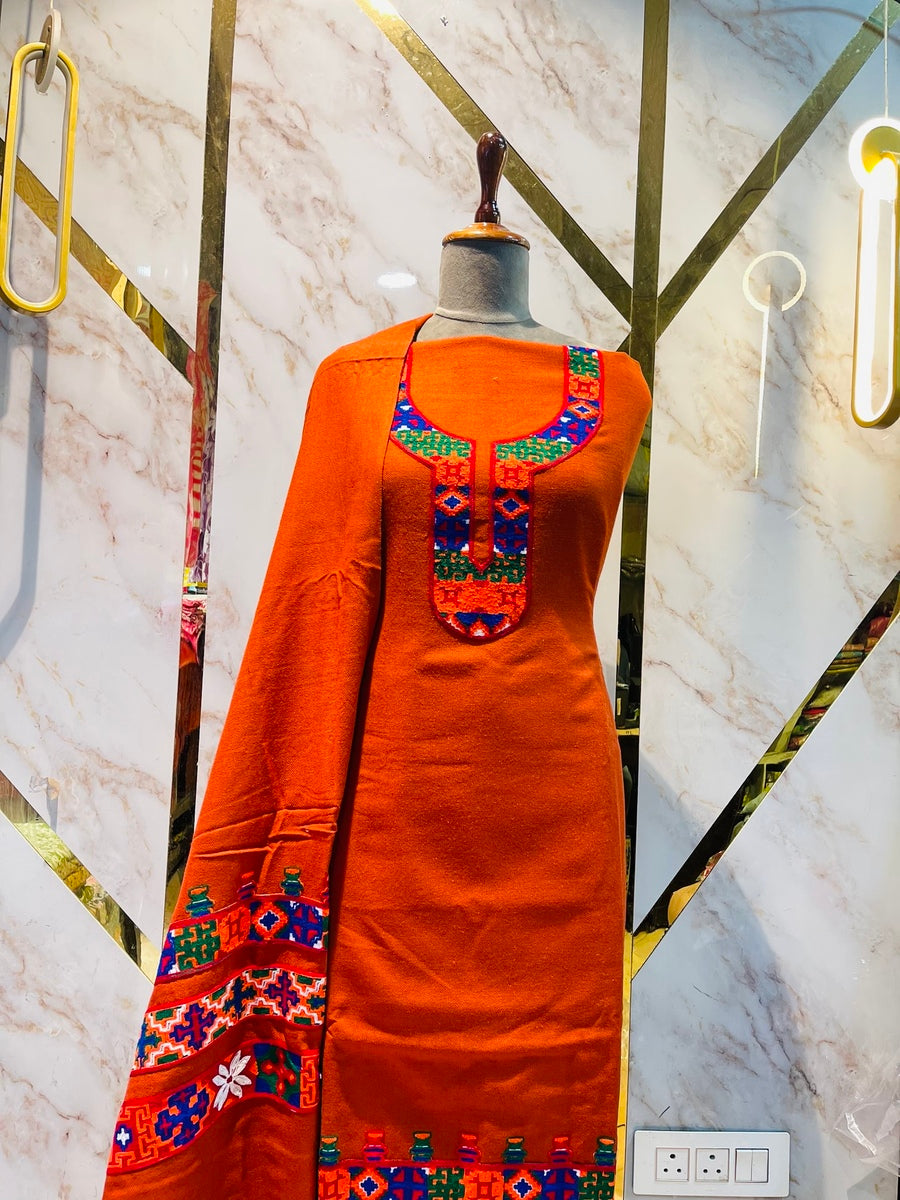 Pure winter 🥶 kinnauri temple 🛕 (hand made ) suit