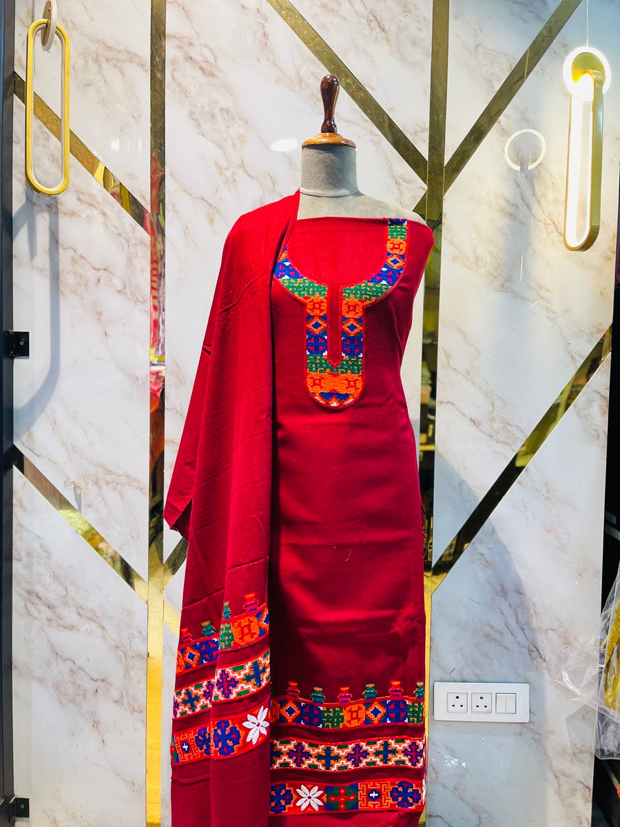 Pure winter 🥶 kinnauri temple 🛕 (hand made ) suit