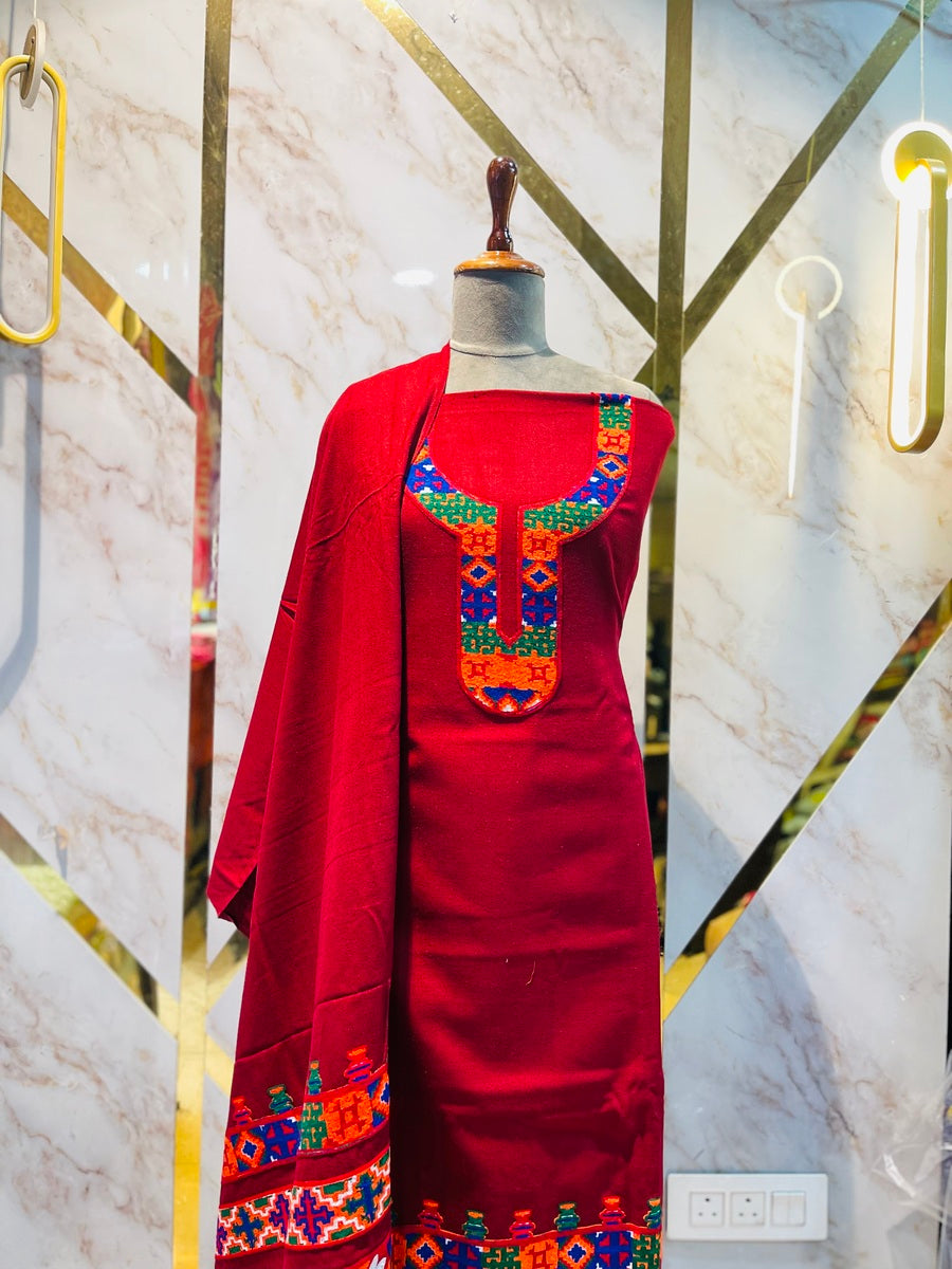 Pure winter 🥶 kinnauri temple 🛕 (hand made ) suit