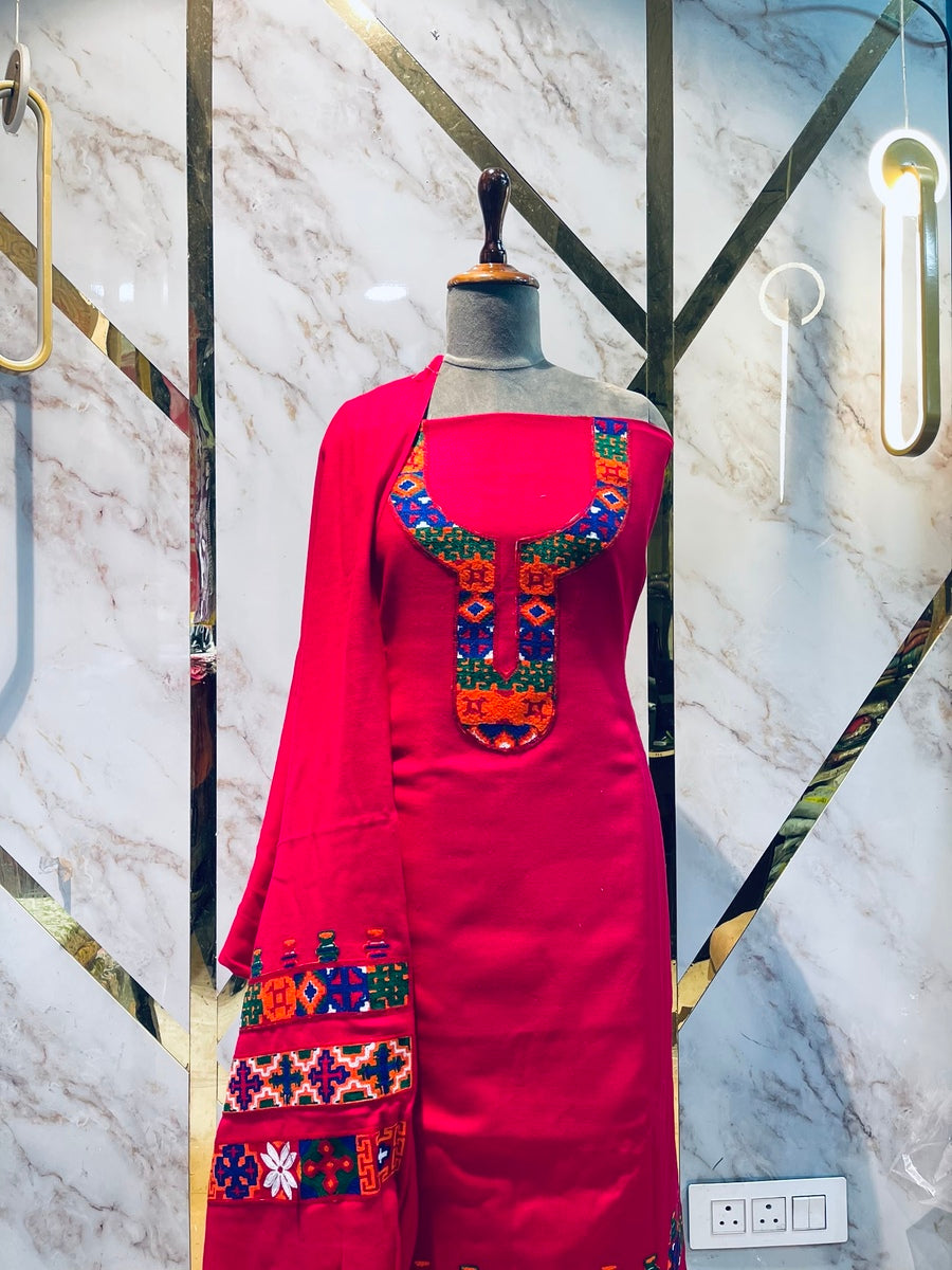 Pure winter 🥶 kinnauri temple 🛕 (hand made ) suit