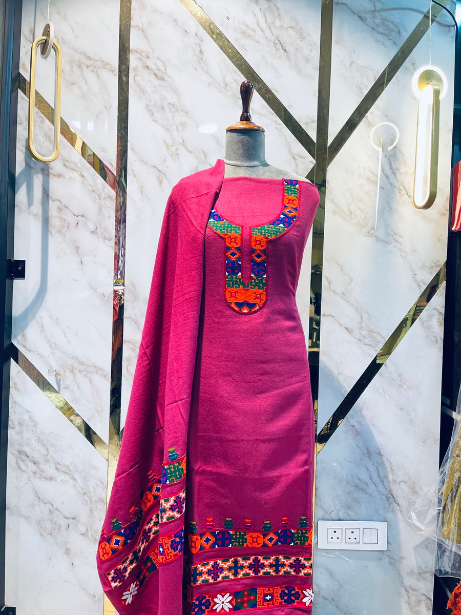 Pure winter 🥶 kinnauri temple 🛕 (hand made ) suit