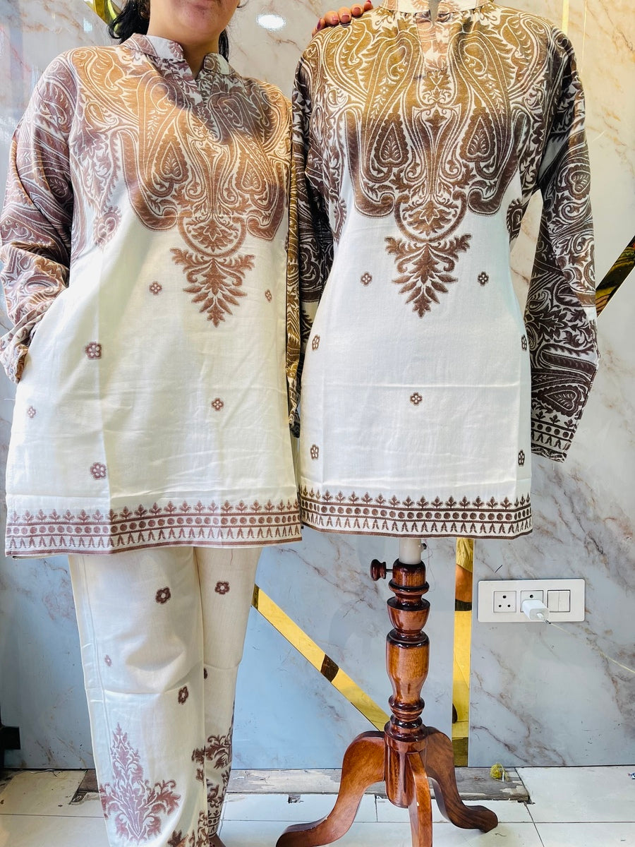 Premium winter 🥶 kani weav cord set