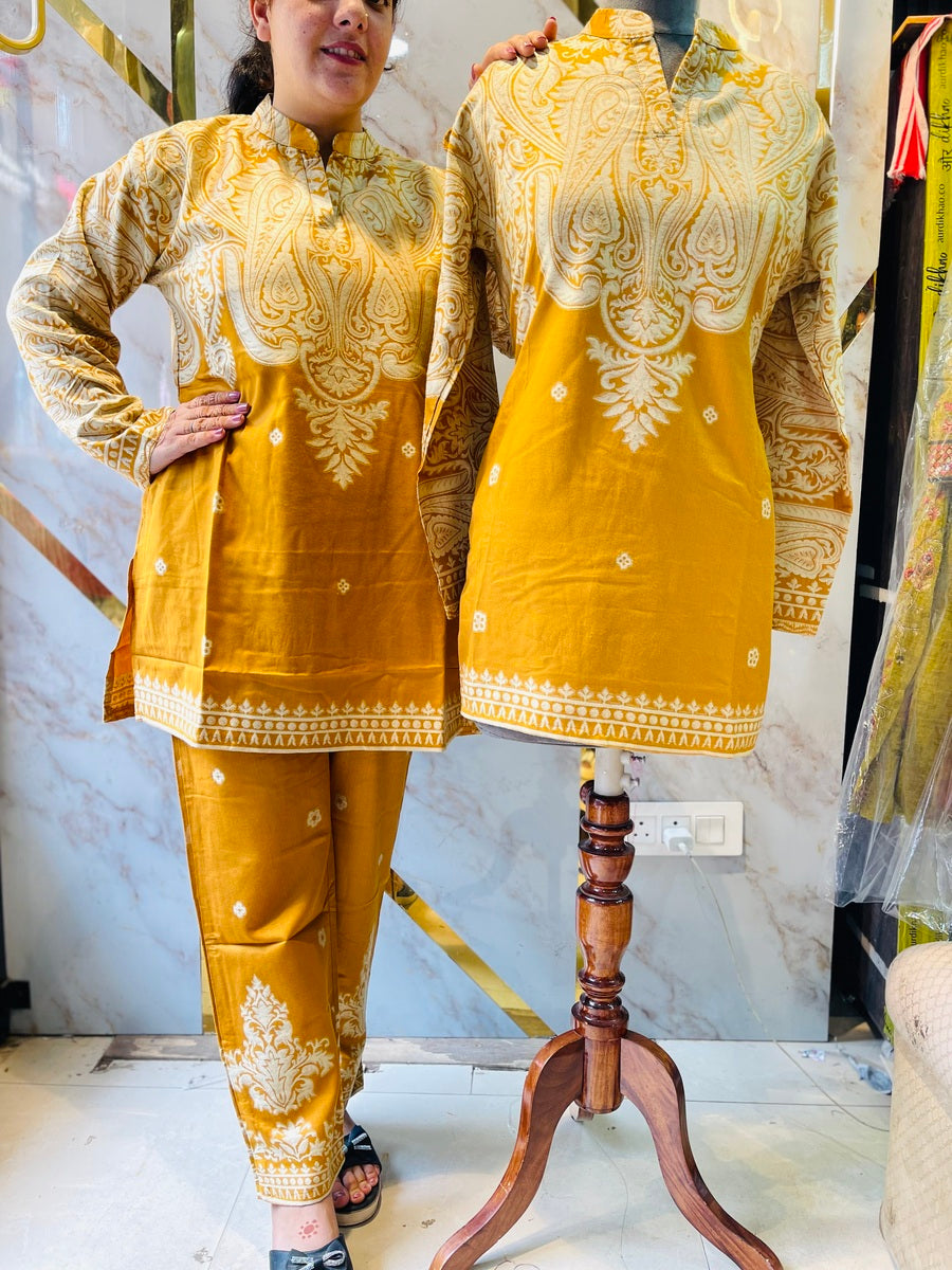 Premium winter 🥶 kani weav cord set