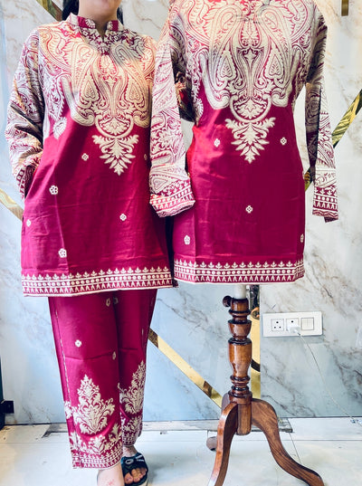 Premium winter 🥶 kani weav cord set