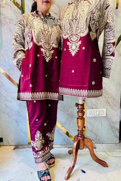 Premium winter 🥶 kani weav cord set