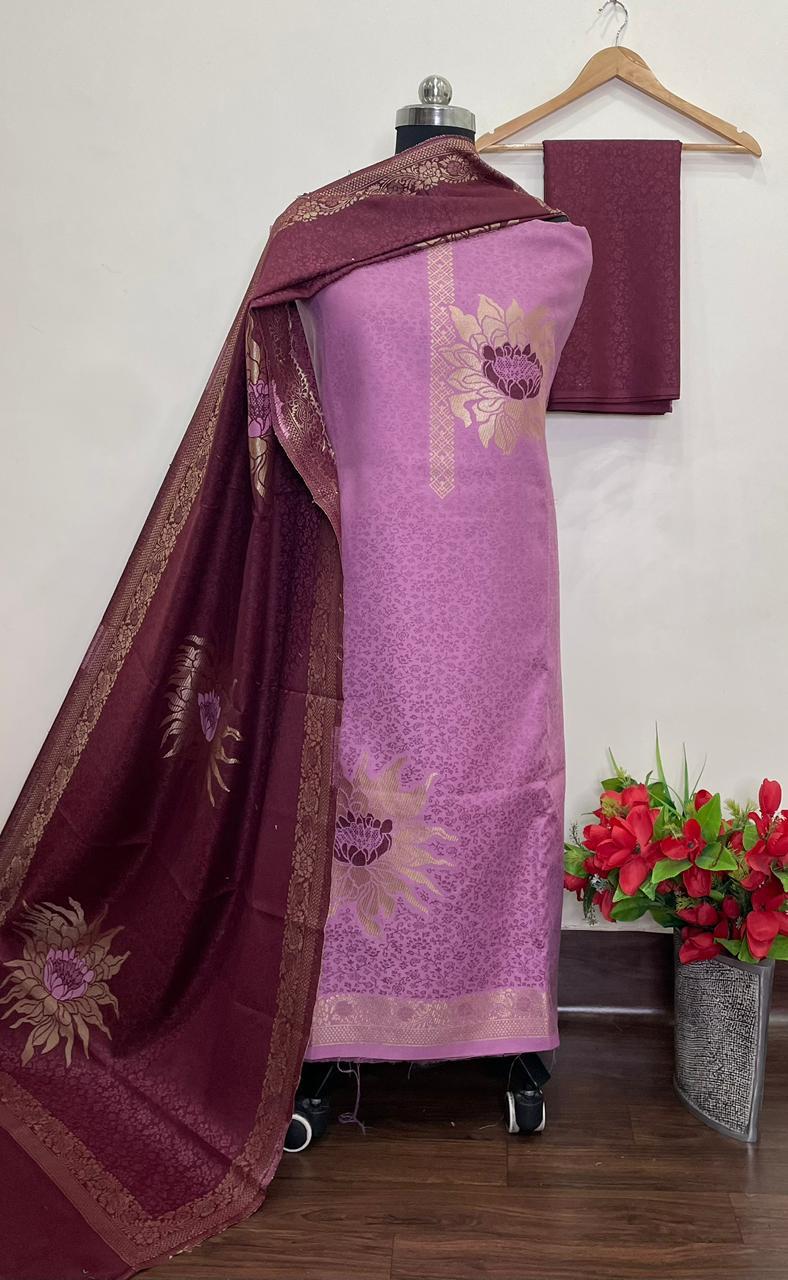 Premium kani Wollen Party Suits (100% Handmade)