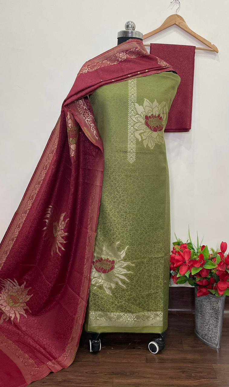 Premium kani Wollen Party Suits (100% Handmade)