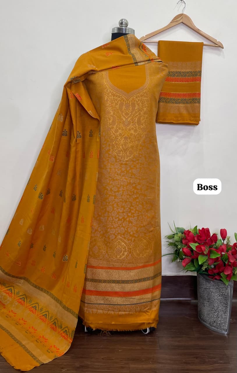 Premium kani Wollen Party Suits (100% Handmade