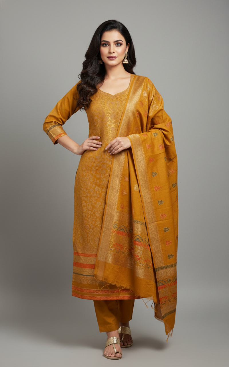 Premium kani Wollen Party Suits (100% Handmade