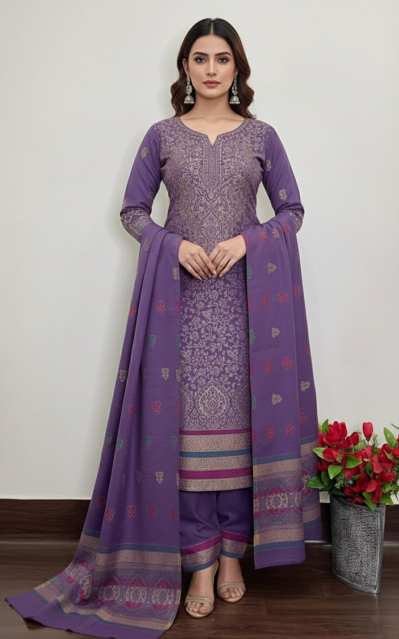 Premium kani Wollen Party Suits (100% Handmade