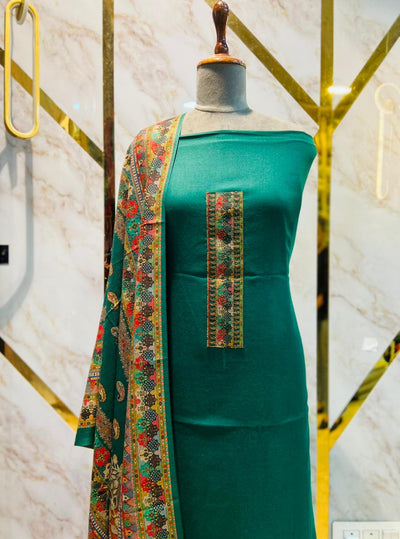 Premium kashmiri  Pashmina kani print Suit